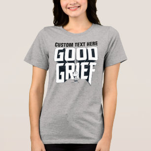 T-shirt En Tri-matière Chemise graphique Charlie Brown "Good Grief" Rock
