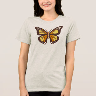 T-shirt En Tri-matière Chemise Graphique Papillon Monarque pour Femmes