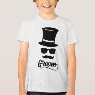T-shirt En Tri-matière Chemise Groom Drôle Blanc Pour Hommes Casquette Et