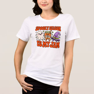 T-shirt En Tri-matière Chemise Halloween Confiture de Citrouille de la Sa