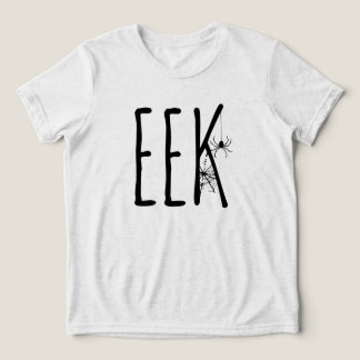 T-shirt En Tri-matière Chemise Halloween EEK humour de fantôme, araignée 