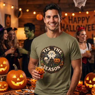 T-shirt En Tri-matière Chemise Halloween Graphique Vintage C'est La Saiso