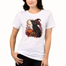 Chemise Halloween Sorcière Chat & Citrouille Beaut