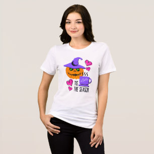 T-shirt En Tri-matière Chemise Halloween Tis the Season Pumpkin Spice
