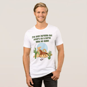 T-shirt En Tri-matière Chemise homme Bella+Canvas Cheval Sans Nom