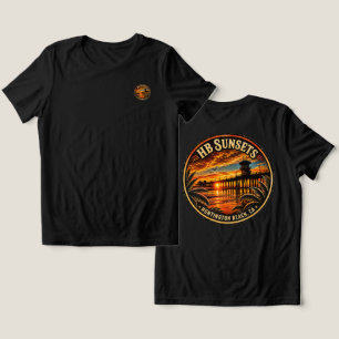 T-shirt En Tri-matière Chemise Huntington Beach Sunset