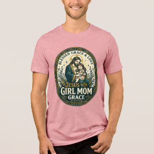 T-shirt En Tri-matière Chemise Identités Micro Maternité Jésus Base de Fo