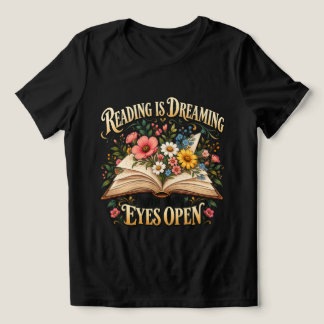 T-shirt En Tri-matière Chemise Lire, C'est Rêver les Yeux Ouverts
