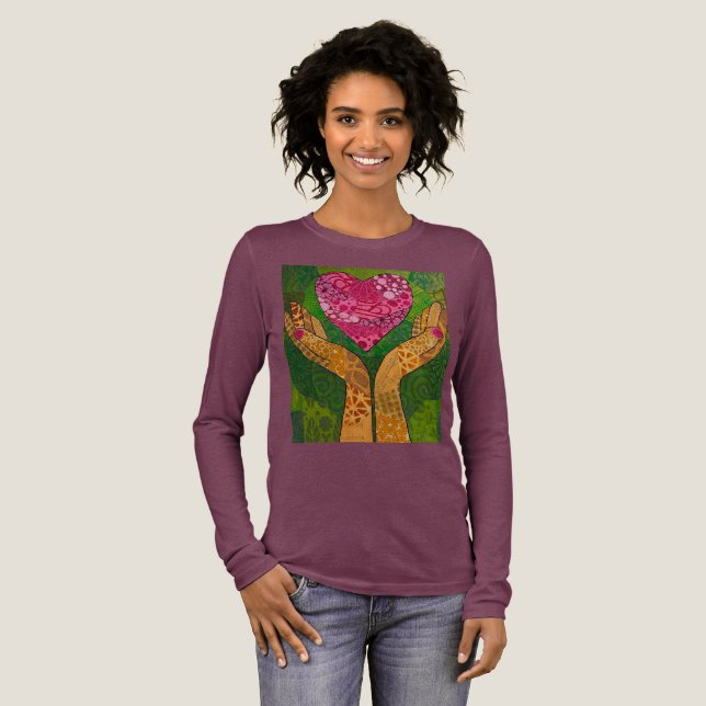 T-shirt En Tri-matière Chemise Loving Hands (Recto complet)