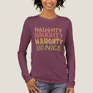 T-shirt En Tri-matière Chemise Naughty AND Nice - choisir style, couleur