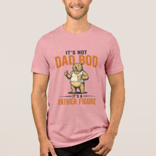 T-shirt En Tri-matière Chemise Ours Bière Figure Père Corps Papa Drôle_1