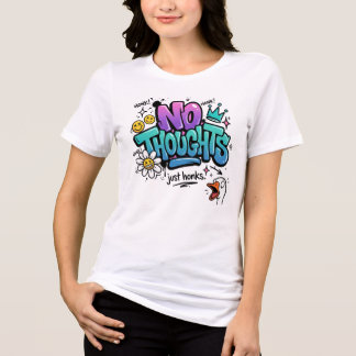 T-shirt En Tri-matière Chemise Pas de pensées juste des klaxons, Cadeau p