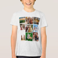 Chemise personnalisée avec collage de photos, 9 ph