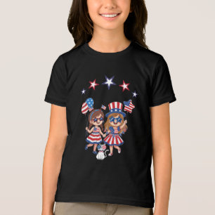T-shirt En Tri-matière Chemise personnalisée pour enfants pour le jour de