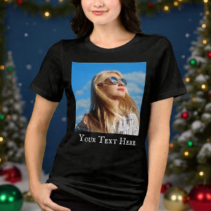 T-shirt En Tri-matière Chemise photo personnalisée Chemise personnalisée