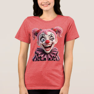 T-shirt En Tri-matière Chemise Pixar Halloween Fille Clown Clin d'Œil Far