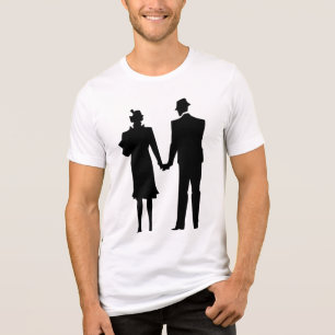 T-shirt En Tri-matière Chemise pour Couple I Tee pour Parties I Tee pour 