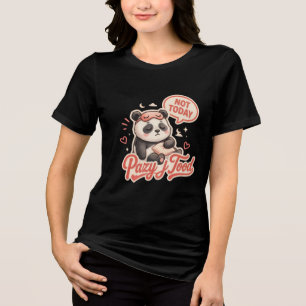 T-shirt En Tri-matière Chemise pour femmes Panda en mode décontracté