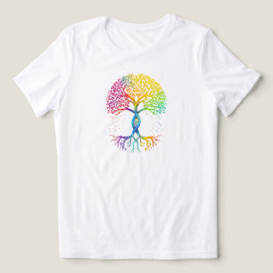 T-shirt En Tri-matière Chemise Pride Tree of Life : Graphique LGBTQ Arc-e