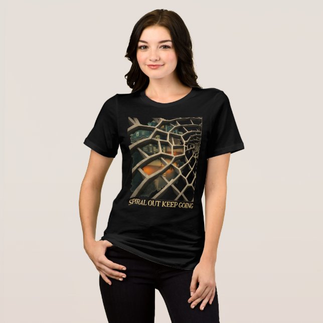 T-shirt En Tri-matière Chemise Psy Spirale Extérieure (Recto plein)