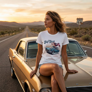 T-shirt En Tri-matière Chemise Retro Car Aesthetic Living the Dream