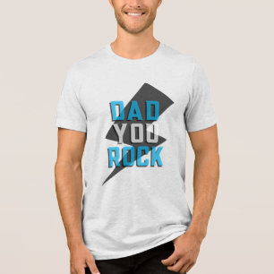 T-shirt En Tri-matière Chemise Rock Papa You