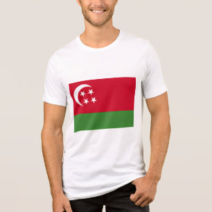 T-shirt En Tri-matière Chemise Socialiste du Drapeau des Comores