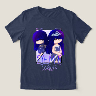 T-shirt En Tri-matière Chemise Tri-Blend avec Princess/Queen Demi