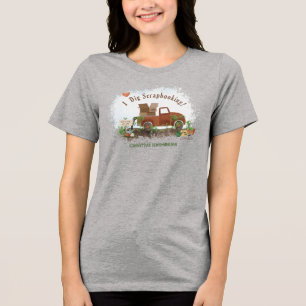 T-shirt En Tri-matière Chemise Tri-Blend Dames