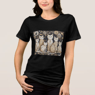 T-shirt En Tri-matière Chemise Tri-Blend pour chats apaisants