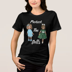 T-shirt En Tri-matière Chemise Tri-Blend Protégez Les Poupées