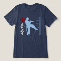 Chemise Tri-Blend Wing Chun Kung Fu