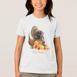 T-shirt En Tri-matière Chemise Tri-Mélange de la Corne d'Abondance de Tha