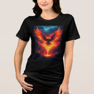 T-shirt En Tri-matière Chemise triblante Fire Phoenix Rising