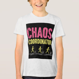 T-shirt En Tri-matière Chemise tricotée mélange "Coordonnateur de chaos"