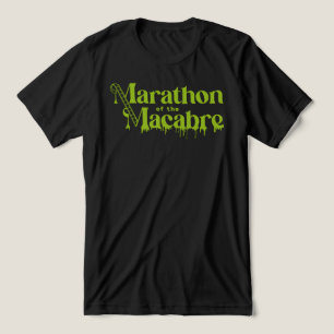 T-shirt En Tri-matière Chemise Unisex du logo MOTM24 - Vert sur noir