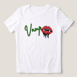 T-shirt En Tri-matière Chemise Vamp Halloween pour Dames