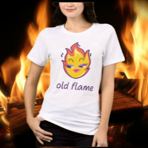 T-shirt En Tri-matière Chemise Vieille Flamme – Tee-shirt Ironique et Drô