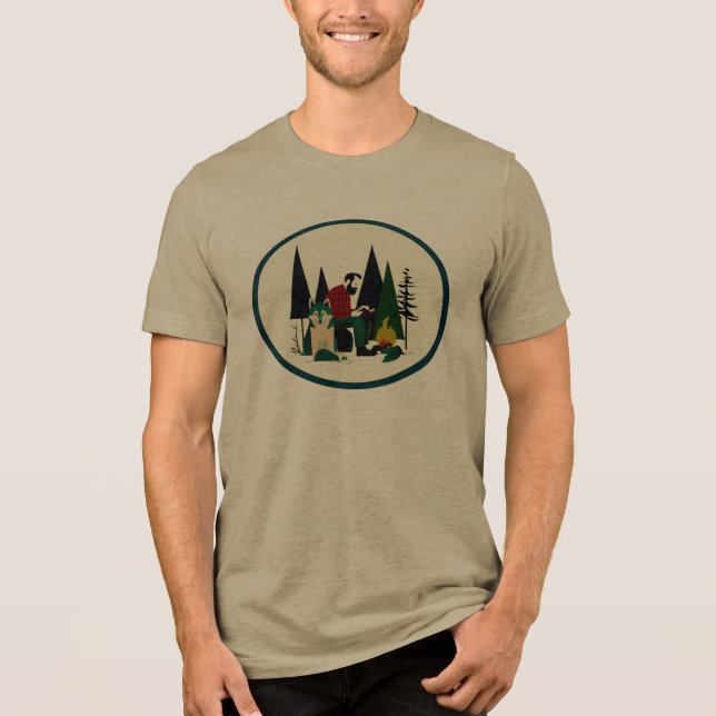T-shirt En Tri-matière Chemise Wolf Approachable  (Recto)