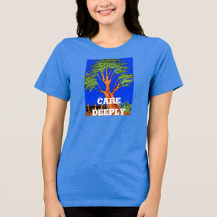 T-shirt En Tri-matière Chemises Cadeaux Hakuna Matata Care Profondément V