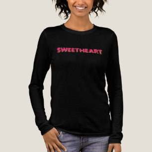 T-shirt En Tri-matière Chéri Surnom personnalisé Femme Petite amie