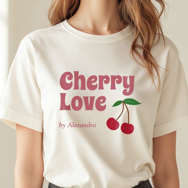 T-shirt En Tri-matière Cherry Love (Cherry Love T-Shirt)