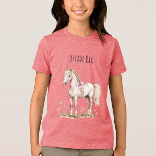 T-shirt En Tri-matière Cheval Blanc & Fleurs