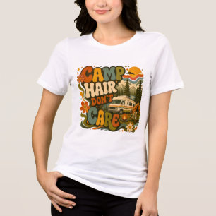 T-shirt En Tri-matière Cheveux de camp, on s'en fiche
