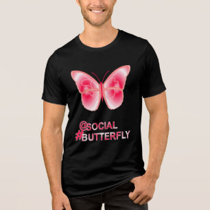 T-shirt En Tri-matière Chez Social Hashtag Papillon