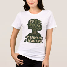 Chic Eco Tee - Durable Est Beau Amour Plante