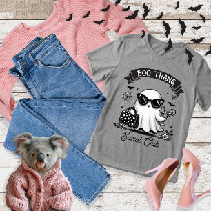 T-shirt En Tri-matière Chic Halloween Ghost Boo Thang Social Club