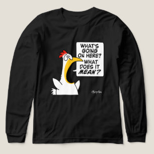 T-shirt En Tri-matière Chicken existentiel par Sandra Boynton