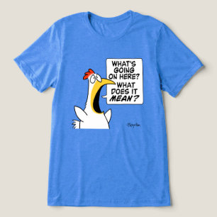 T-shirt En Tri-matière Chicken existentiel par Sandra Boynton