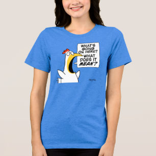 T-shirt En Tri-matière Chicken existentiel par Sandra Boynton